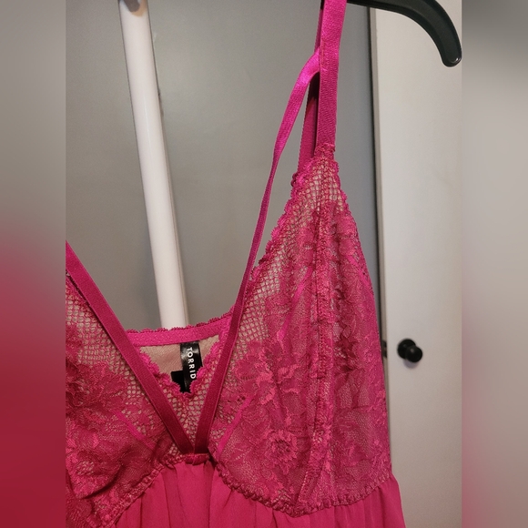 Torrid Fleur Lace Babydoll, BNWT, Size 2X - Picture 3 of 6